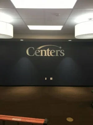 centers interior sign